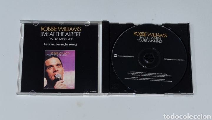 CDs de m&uacute;sica: ROBBIE WILLIAMS / CD / SWING WHEN YOURE WINNING - Foto 2