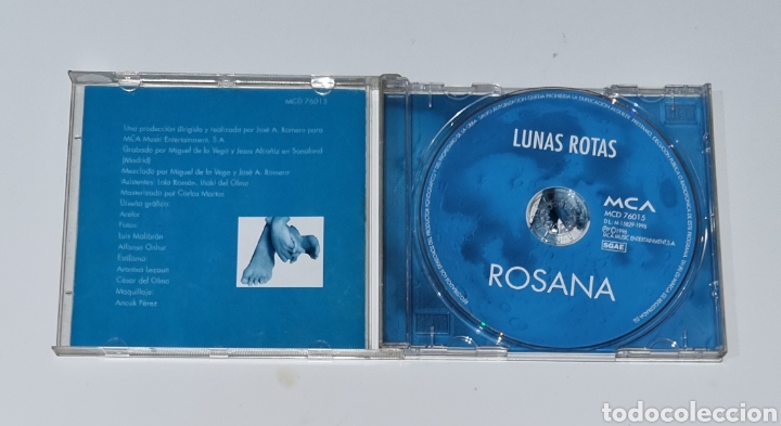 CDs de m&uacute;sica: ROSANA / CD / LUNAS ROTAS - Foto 2