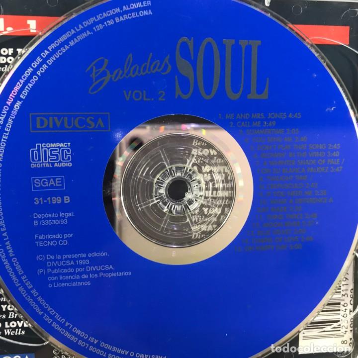 CDs de m&uacute;sica: Various &ndash; Baladas soul - 2 x CD, Compilation, Stereo - DIVUCSA - Foto 4