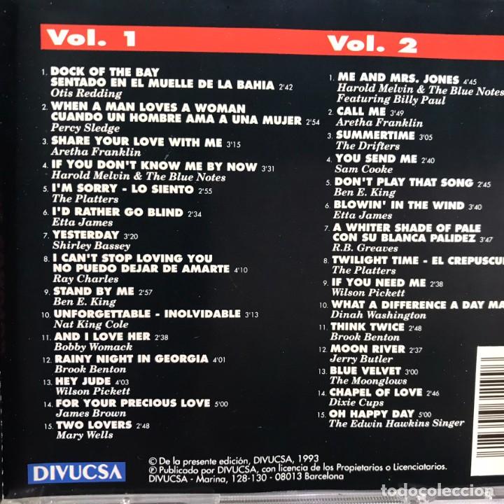 CDs de m&uacute;sica: Various &ndash; Baladas soul - 2 x CD, Compilation, Stereo - DIVUCSA - Foto 6