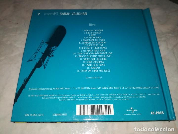 CDs de m&uacute;sica: SARAH VAUGHAN-DIVA-CD CON LIBRETO - Foto 2