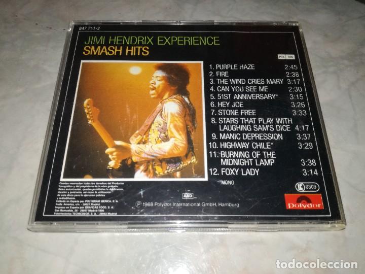 CDs de m&uacute;sica: JIMI HENDRIX EXPERIENCE-SMASH HITS - Foto 2