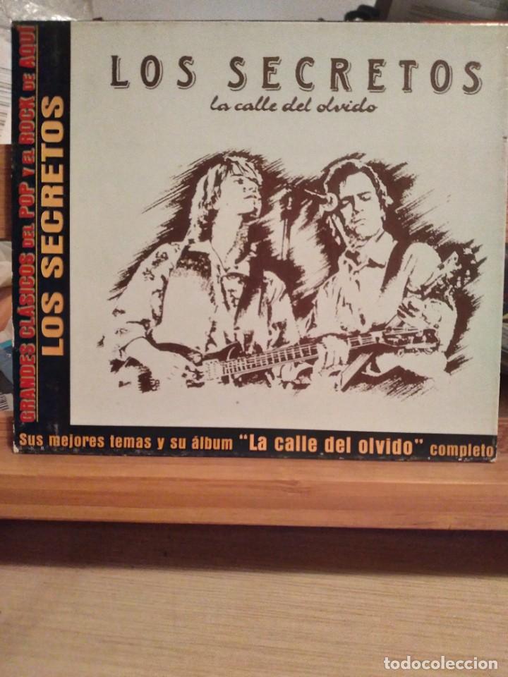 CDs de m&uacute;sica: CD-LOS SECRETOS-LA CALLE DEL OLVID&Oacute; Y SUS MEJORES EXITOS-18 TEMAS-