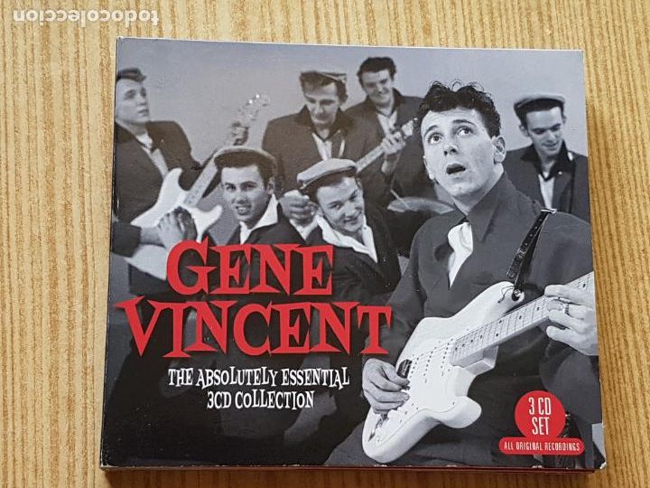 CDs de m&uacute;sica: GENE VINCENT - THE ABSOLUTELY ESSENTIAL 3CD COLLECTION - 2014 - Foto 1