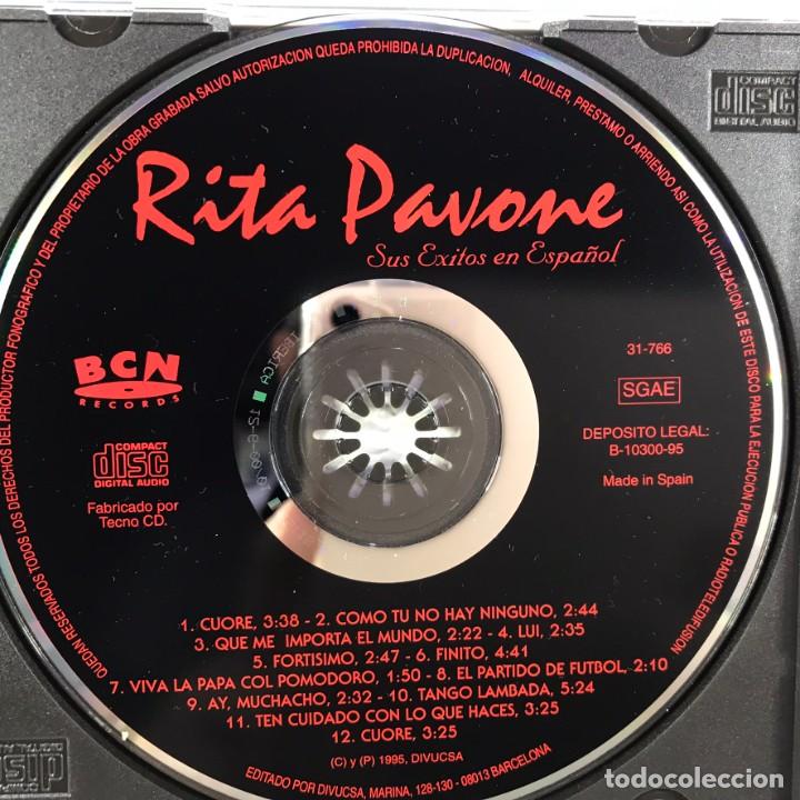 CDs de m&uacute;sica: Rita Pavone &ndash; Sus &Eacute;xitos En Espa&ntilde;ol - CD, Compilation - Foto 3
