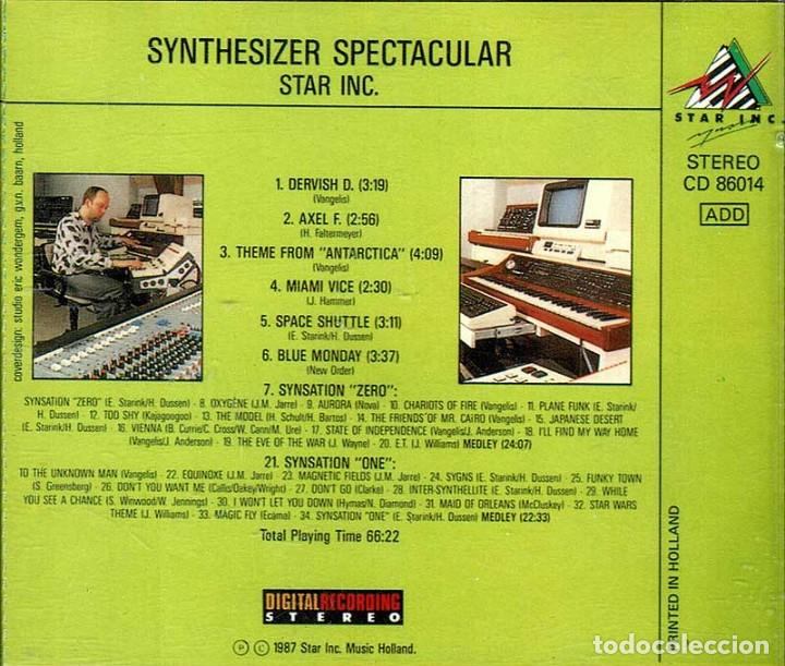 CDs de m&uacute;sica: Synthesizer Spectacular. CD - Foto 2