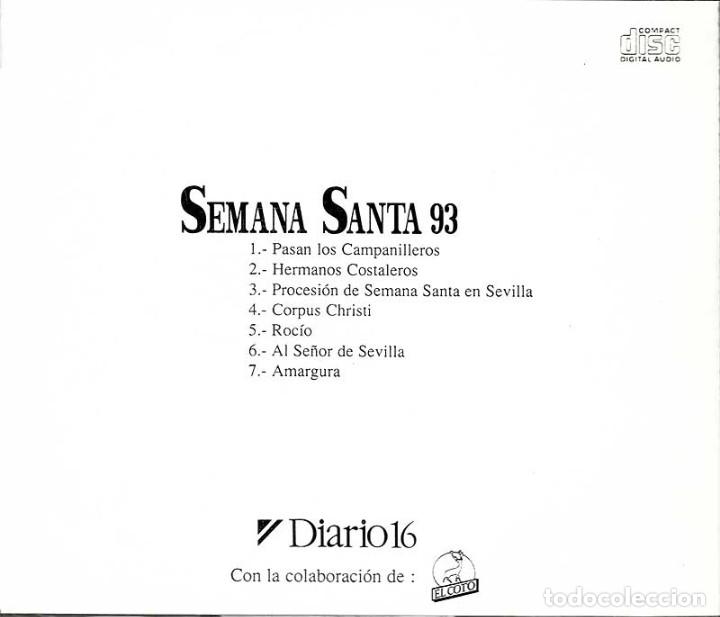 CDs de m&uacute;sica: Semana Santa 93. CD - Foto 2