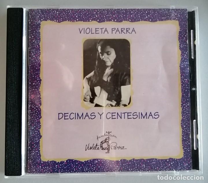CDs de m&uacute;sica: VIOLETA PARRA - DECIMAS Y CENTESIMAS - Foto 1