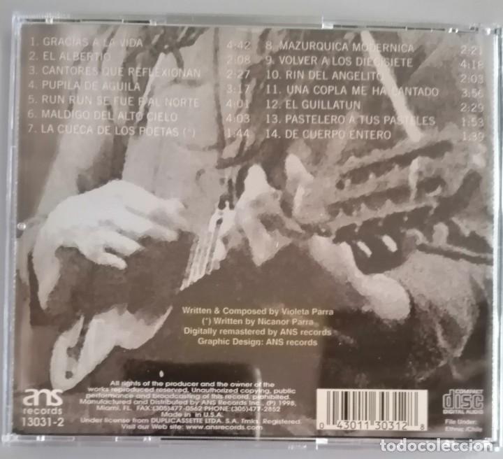 CDs de m&uacute;sica: VIOLETA PARRA - LAS ULTIMAS COMPOSICIONES DE.... - Foto 2