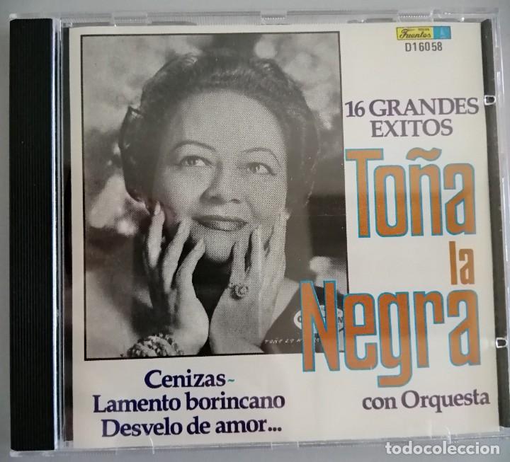 CDs de m&uacute;sica: TO&Ntilde;A LA NEGRA CON ORQUESTA, 16 GRANDES EXITOS - Foto 1