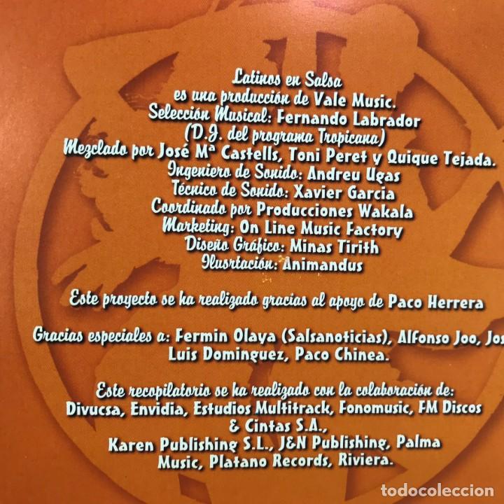 CDs de m&uacute;sica: Various &ndash; Latinos En Salsa - 2 x CD, Compilation - SPAIN - Foto 2