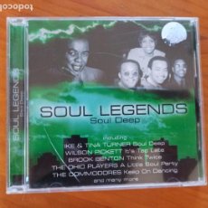 CDs de Música: CD SOUL LEGENDS - SOUL DEEP - IKE & TINA TURNER, WILSON PICKETT, BRROK BENTON... (6G)