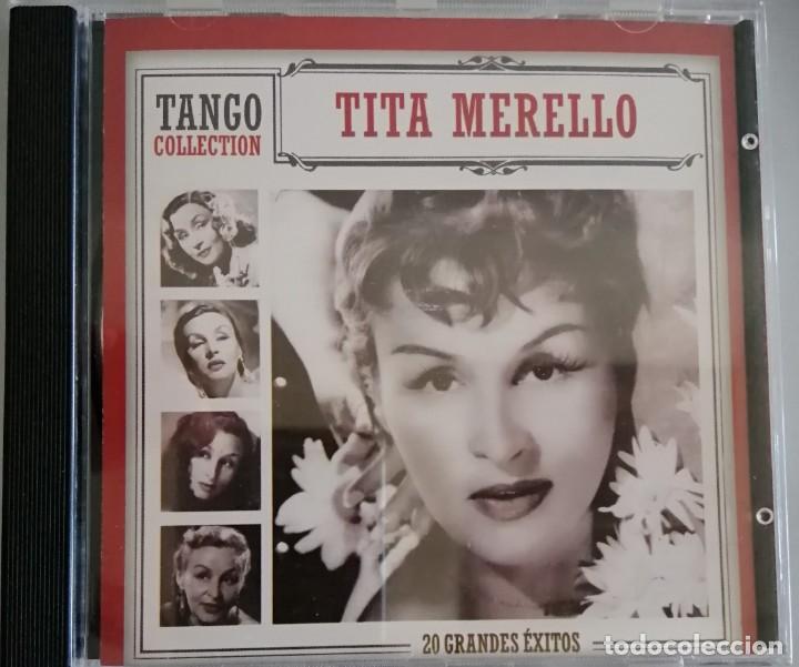 CDs de m&uacute;sica: TITA MERELLO, TANGO COLLECTION - 20 GRANDES EXITOS - Foto 1