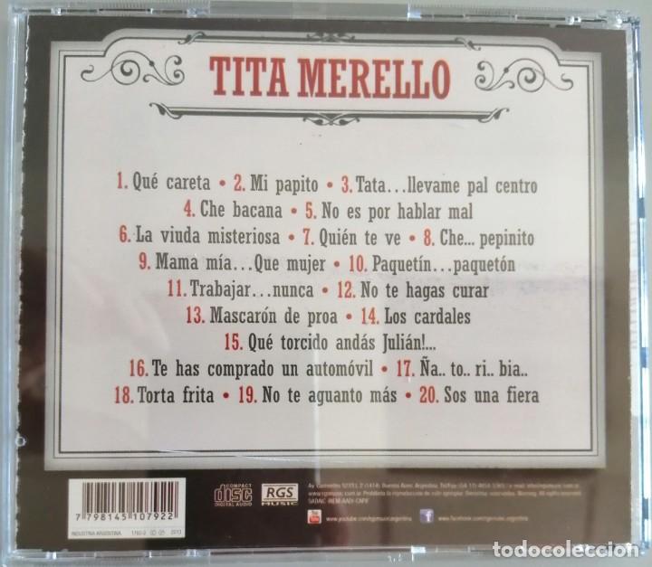 CDs de m&uacute;sica: TITA MERELLO, TANGO COLLECTION - 20 GRANDES EXITOS - Foto 2
