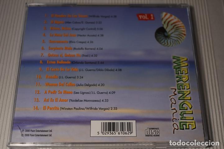 CDs de m&uacute;sica: CD MERENGUE MANIA VOL 1 - Foto 3