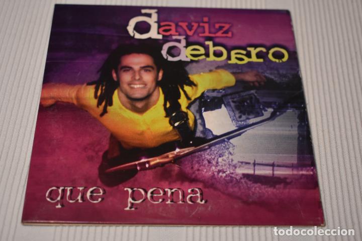 CDs de m&uacute;sica: CD SINGLE DAVIZ DEBARO QUE PENA - Foto 1