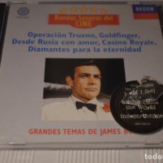 CDs de Música: CD BANDAS SONORAS DEL CINE GRANDES TEMAS DE JAMES BOND. Lote 359608125