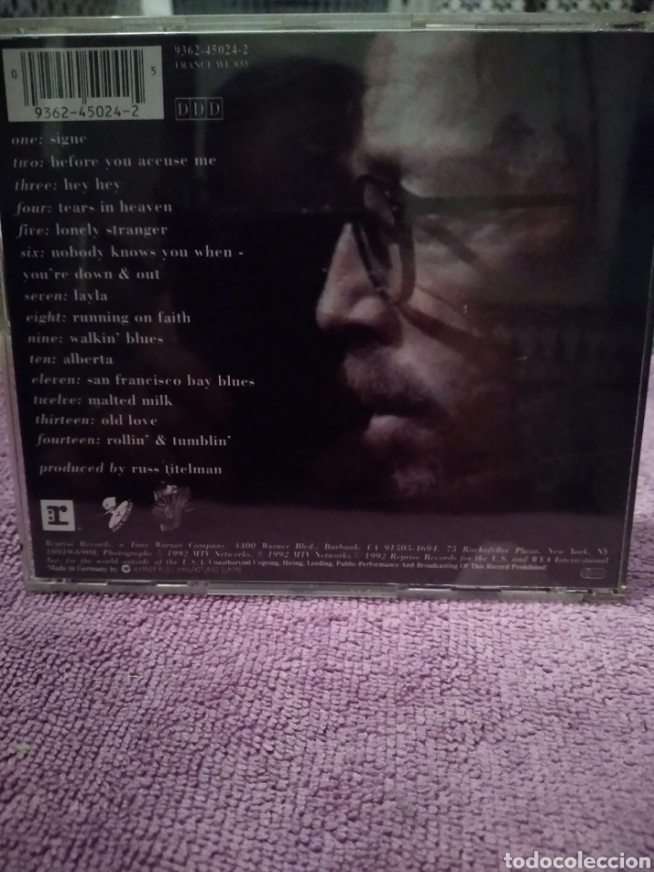 CDs de m&uacute;sica: CD-ERIC CLAPTON-UNPLUGGED- - Foto 2