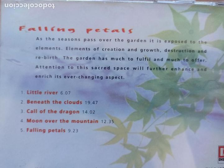 CDs de m&uacute;sica: CD FENG SHUI - FALLING PETALS (DU) - Foto 2