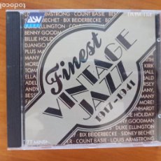 CDs de Música: CD FINEST VINTAGE JAZZ - 1917-1941 (FP)