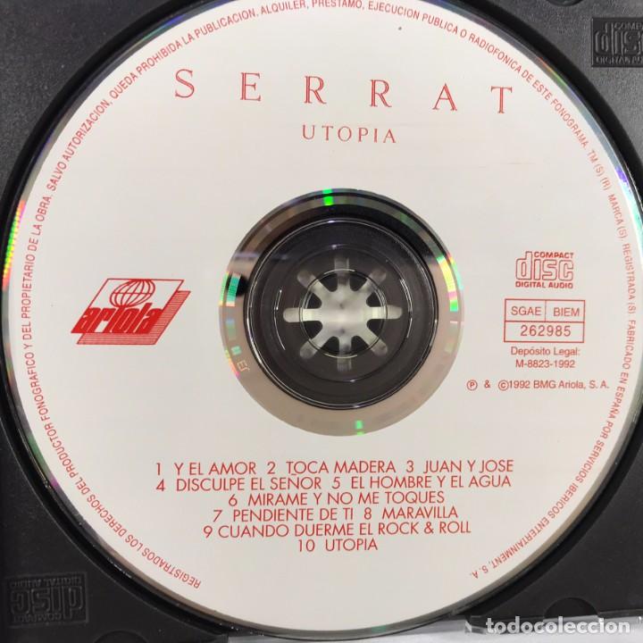 CDs de m&uacute;sica: Serrat &ndash; Utop&iacute;a - CD, Album - SPAIN 1992 - Foto 3