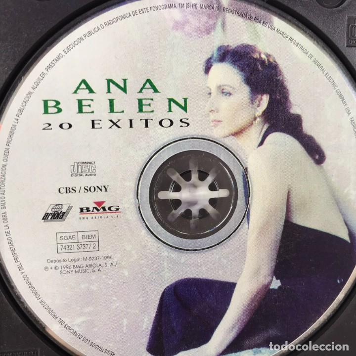 CDs de m&uacute;sica: Ana Bel&eacute;n &ndash; 20 &Eacute;xitos - CD, Compilation, Limited Edition - SPAIN 1996 - Foto 3