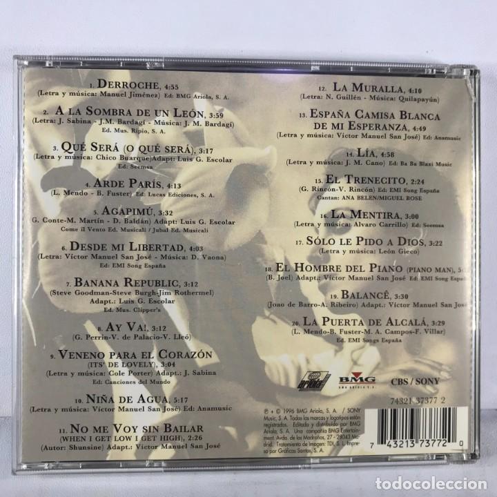 CDs de m&uacute;sica: Ana Bel&eacute;n &ndash; 20 &Eacute;xitos - CD, Compilation, Limited Edition - SPAIN 1996 - Foto 4