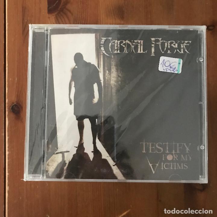 CDs de m&uacute;sica: CARNAL FORGE - TESTIFY FOR MY VICTIMS - CD CANDLELIGHT 2007 - Foto 1