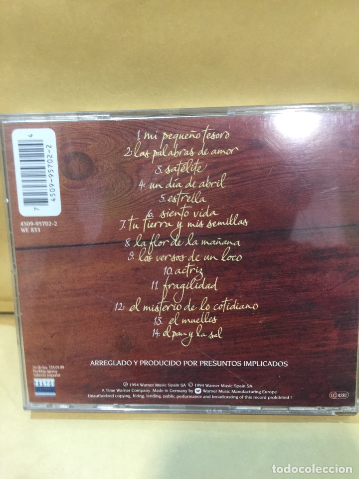 CDs de m&uacute;sica: Presuntos implicados El pan y la sal CD SEMINUEVO - Foto 2