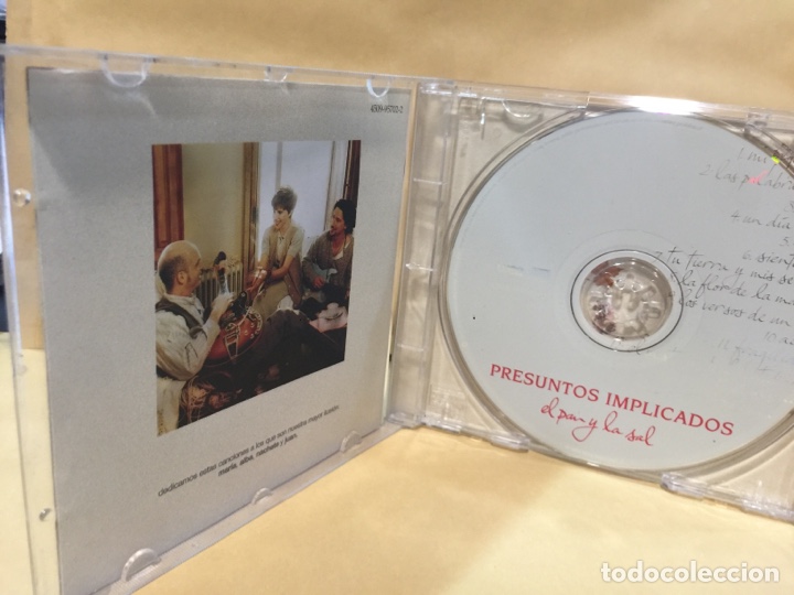 CDs de m&uacute;sica: Presuntos implicados El pan y la sal CD SEMINUEVO - Foto 3