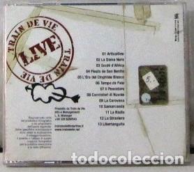CDs de m&uacute;sica: LIVE -TRAIN DE VIE - CD - Foto 2