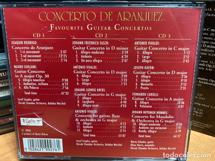 CDs de m&uacute;sica: Concerto de Aranjuez (3xCD) - Foto 2