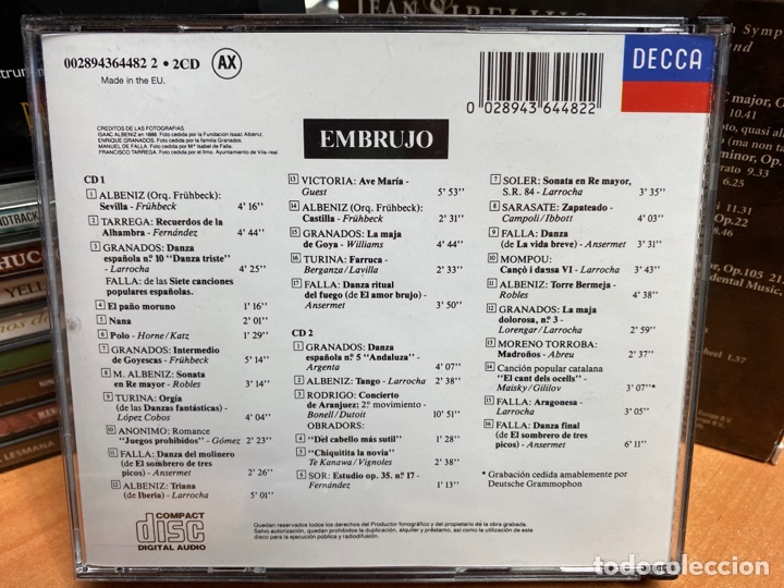 CDs de m&uacute;sica: Embrujo - Decca (2xCD, Comp) - Foto 2