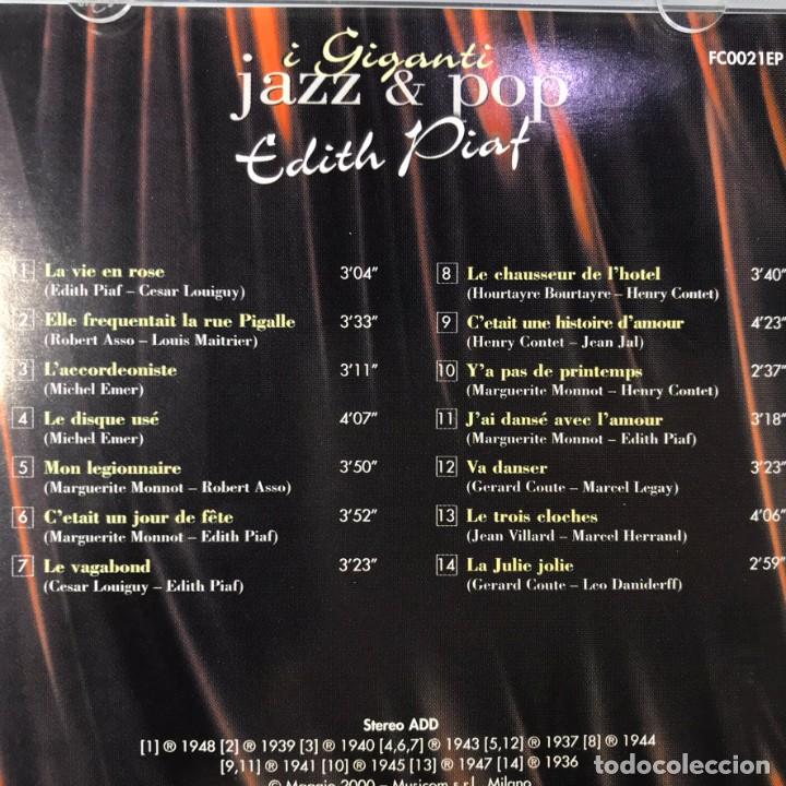 CDs de m&uacute;sica: Edith Piaf &ndash; Edith Piaf - CD, Compilation - Foto 2