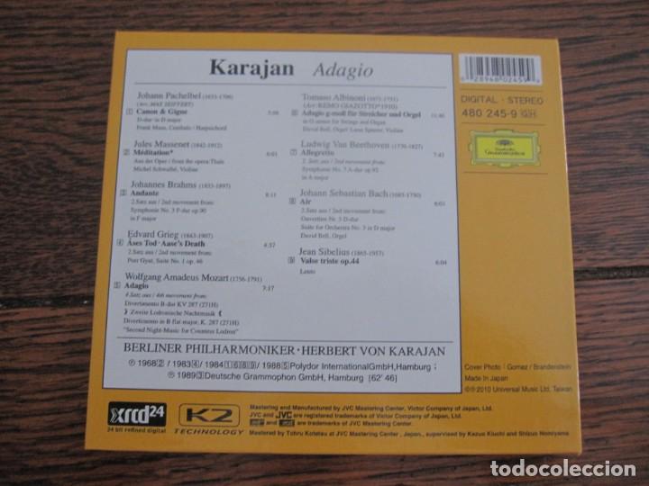 CDs de m&uacute;sica: KARAJAN &acute;Adagio&acute; K2 TECHNOLOGY. JAPAN. XRCD24bits - Foto 3