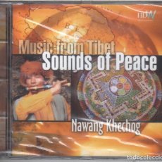 CDs de Música: MÚSICA DE TIBET. SOUNDS OF PEACE NAWANG KHECHOG. NUEVO PRECINTADO. Lote 360068515