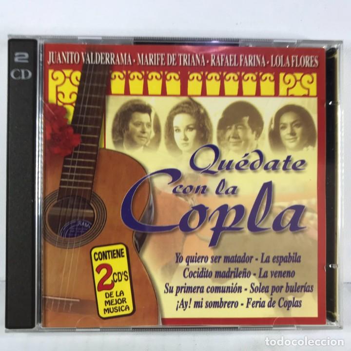 CDs de m&uacute;sica: Qu&eacute;date Con la Copla - 2 x CD Compilation - Foto 1