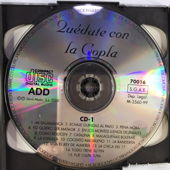 CDs de m&uacute;sica: Qu&eacute;date Con la Copla - 2 x CD Compilation - Foto 3