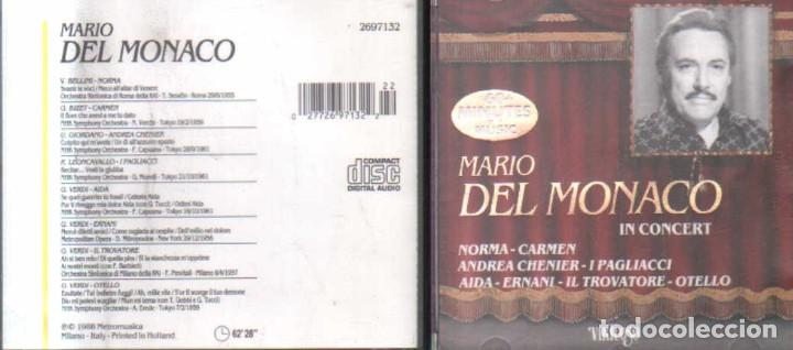 CDs de m&uacute;sica: MARIO DEL MONACO. CD-CLASICA-2117 - Foto 1