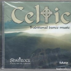 CDs de Música: CELTIC. TRADITIONAL DANCE MUSIC SHAMROCK NUEVO PRECINTADO. Lote 360220785
