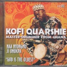 CDs de Música: KOFI QUARSHIE, MASTER-DRUMMER FROM GHANA GOD IS THE OLDEST NUEVO PRECINTADO. Lote 360221090