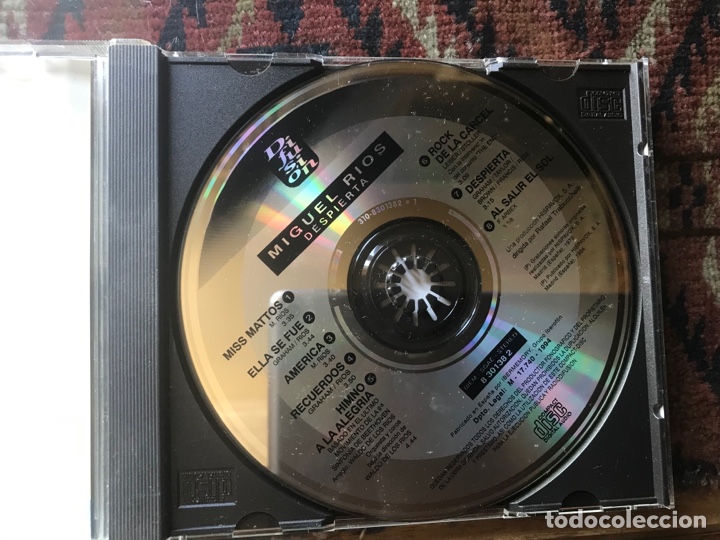 CDs de m&uacute;sica: Miguel R&iacute;os. Despierta - Foto 3