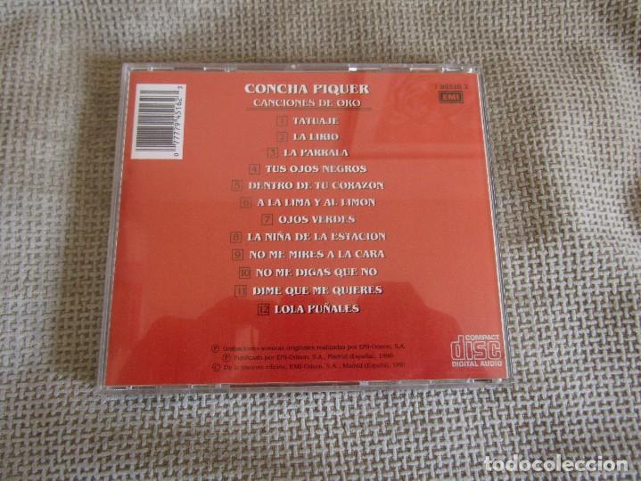 CDs de m&uacute;sica: Concha Piquer - Canciones de Oro - Cd - 1990 - Foto 2