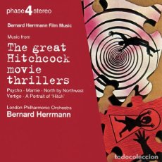 CDs de Música: GREAT HITCHCOCK MOVIE THRILLERS / BERNARD HERRMANN CD BSO. Lote 360356660