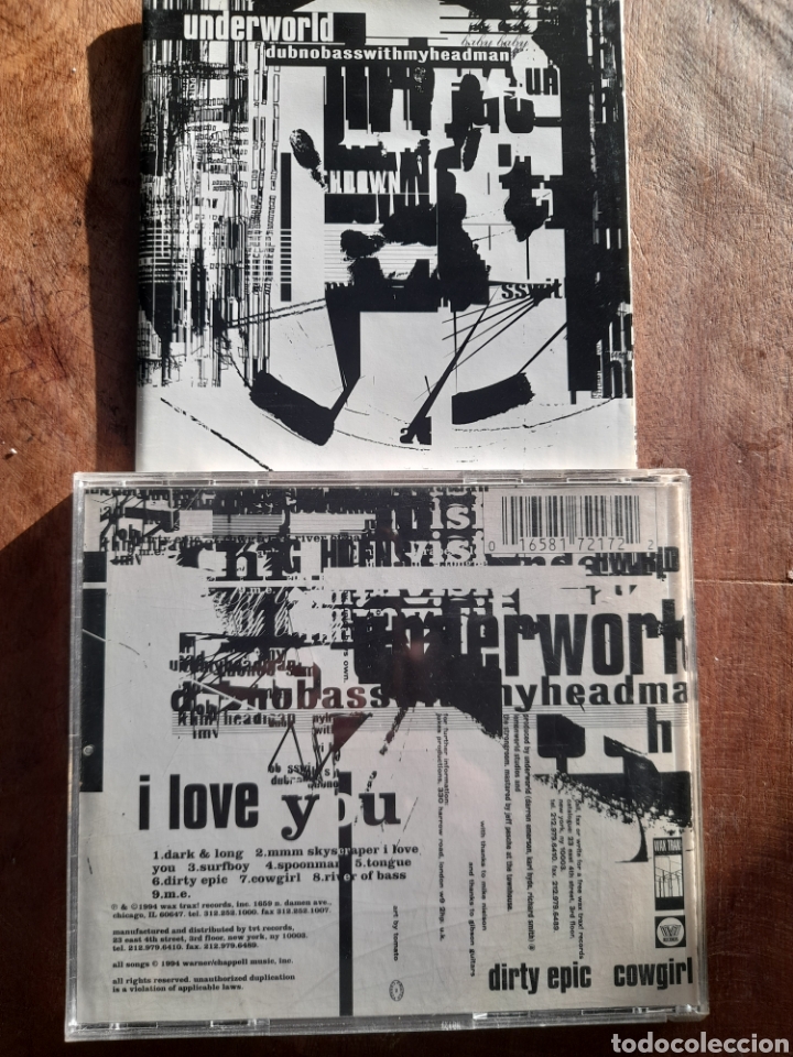 CDs de m&uacute;sica: UNDERWORLD DUBNOBASSWITHMYHEADMAN - Foto 1