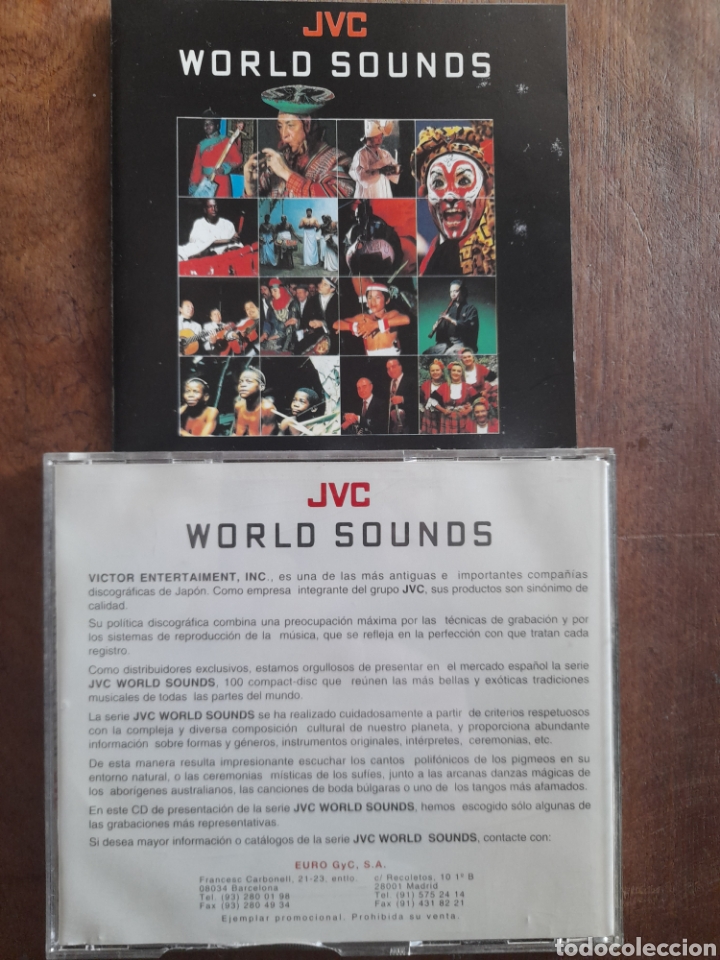 CDs de m&uacute;sica: WORLD SOUNDS JVC - Foto 1