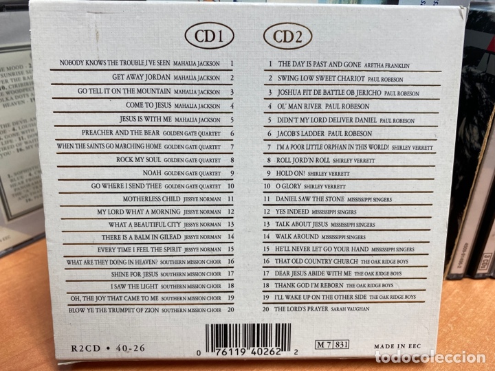 CDs de m&uacute;sica: Various - Gospels & Spirituals (2xCD, Comp) - Foto 2