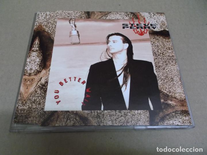 CDs de m&uacute;sica: STEVE PERRY (CD) YOU BETTER WAIT (3 TRACKS) A&Ntilde;O &ndash; 1994 - Foto 1
