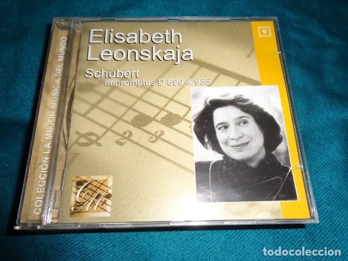 CDs de m&uacute;sica: ELISABETH LEONSKAJA. SCHUBERT. IMPROMPTUS D 899 & 935. CD. IMPECABLE(#) - Foto 1