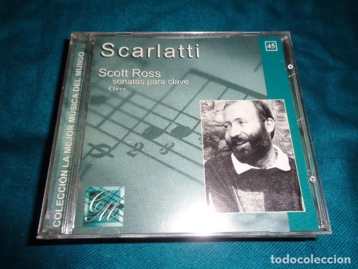 CDs de m&uacute;sica: SCOTT ROSS : SCARLATTI. SONATAS PARA CLAVE. CD. IMPECABLE(#) - Foto 1